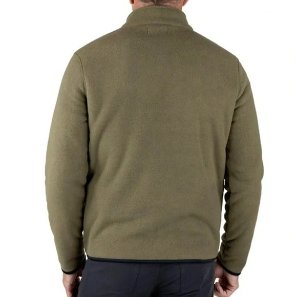 Tailor Vintage Men's Army Polar Bonded Berber Fleece Pullover Size M (MSRP $108) - Picture 2 of 4